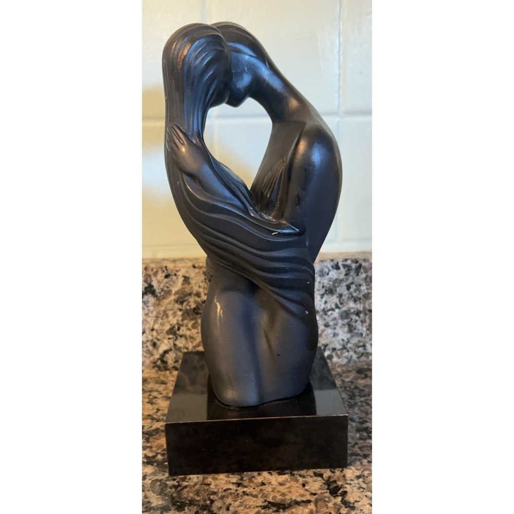 Vintage 1991 Austin Productions Couples Sculpture titled "Embrace II" designed b